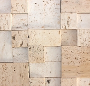Mosaico de Travertino Romano liso 3 tamanhos